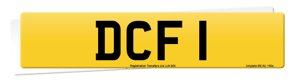 Registration number DCF 1